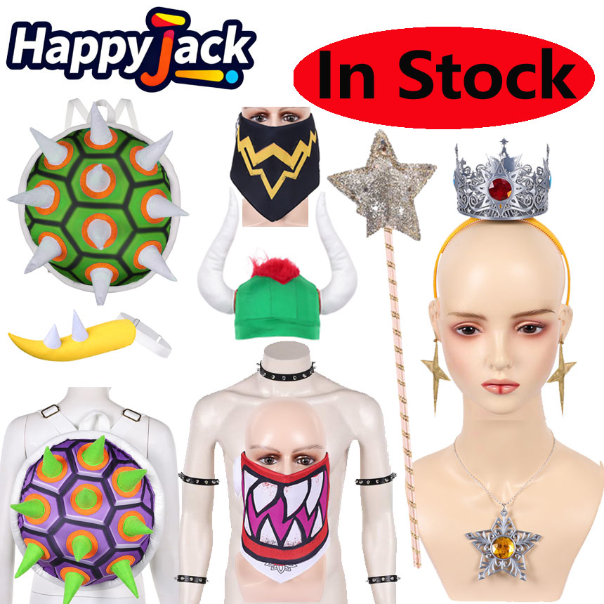 Leather Bracelet - Bowser Jr Cosplay Scarf Mask Anime