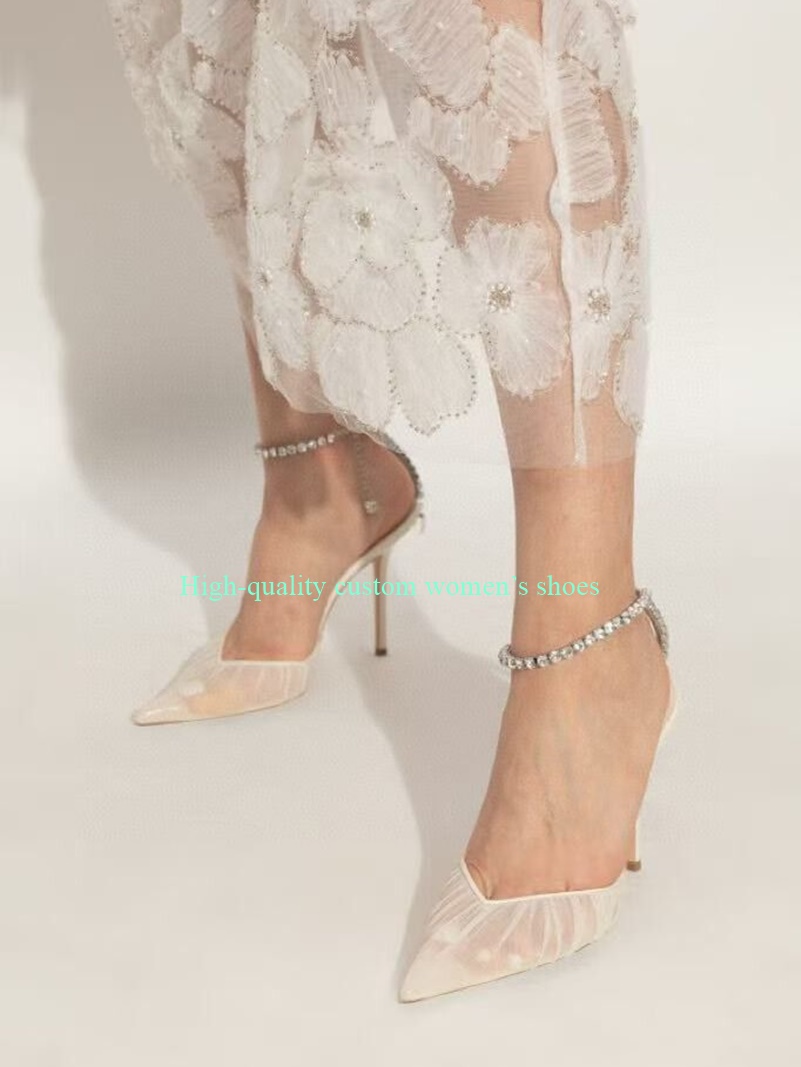 Anklet Foot Chain - Summer Lace Mesh Fabric Breathable Version