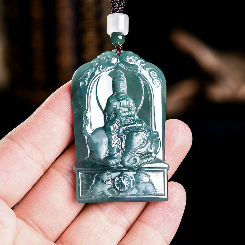 Jewelry & Watches Vitopoulos Reviews - Natural Burmese Jadeite Guanyin Pendant Necklace