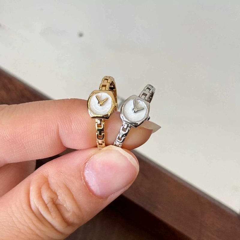 Unique Jewelry Watches - Unique Watch Shaped Opening Ring Minimalist