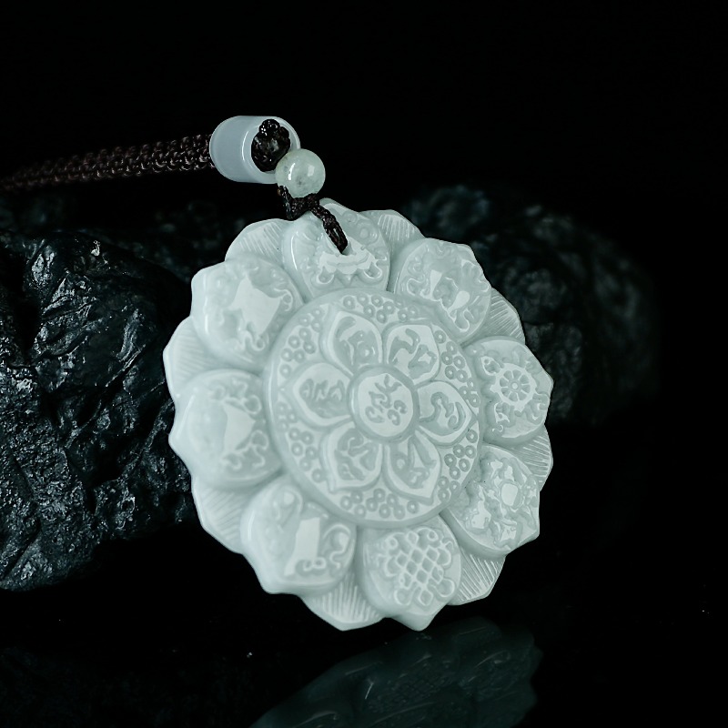 Jewelry & Watches Vitopoulos Reviews - Real Natural Myanmar Emerald Jade Double-sided