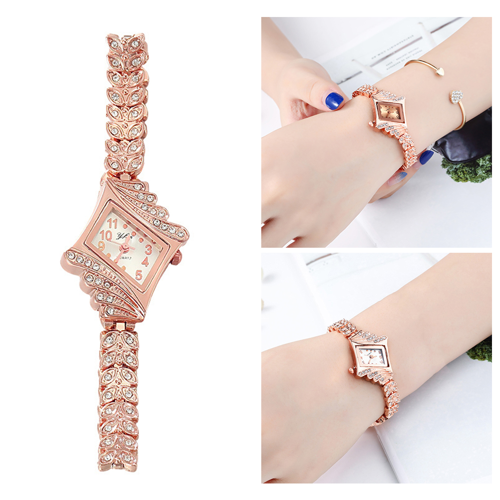 Unique Jewelry Watches - Unique Rhombus Inlaid Diamond Fashion Watch