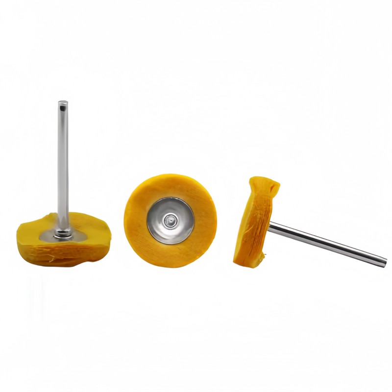 Jewelry With Watches - 57Pcs 3mm Yellow Polishing Cloth Wheel,