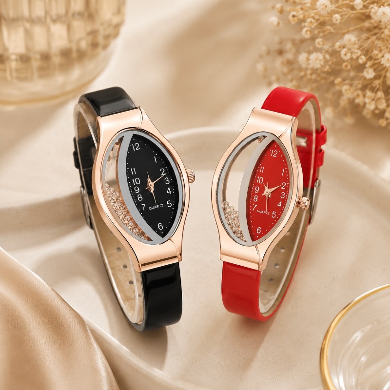Unique Jewelry Watches - Unique Oval Women's Watches Luxury Diamond