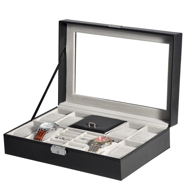 Jewelry Watches Brands - Leather Watch Box Multi-Function Gift Box