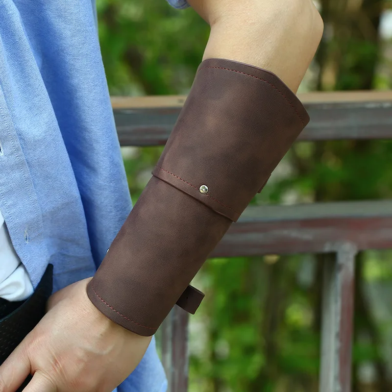Medieval Armor Gloves Wide Cuf - đánh giá và giá Leather Bracelet