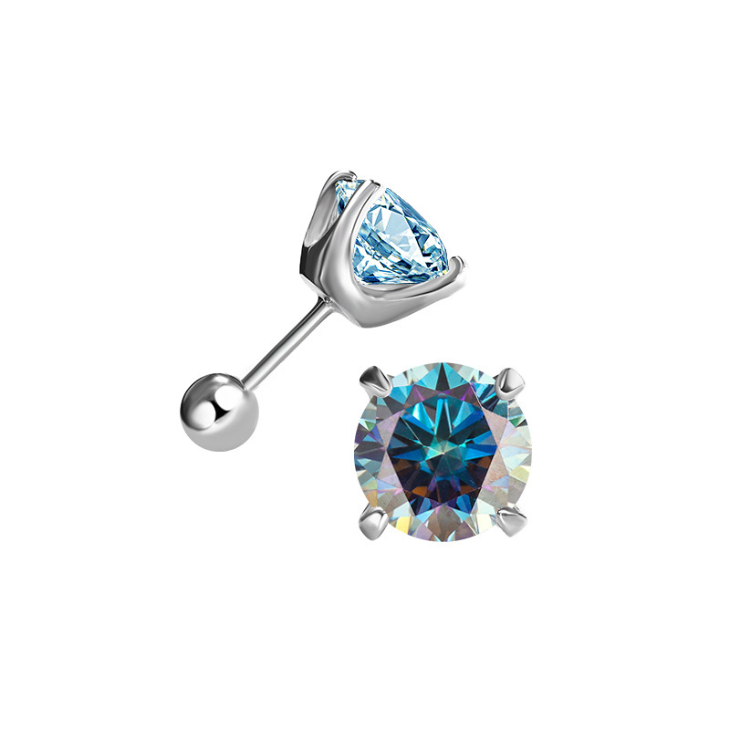 1/2 Carat Moissanite Stud Earr - đánh giá và giá Diamond Stud Earrings
