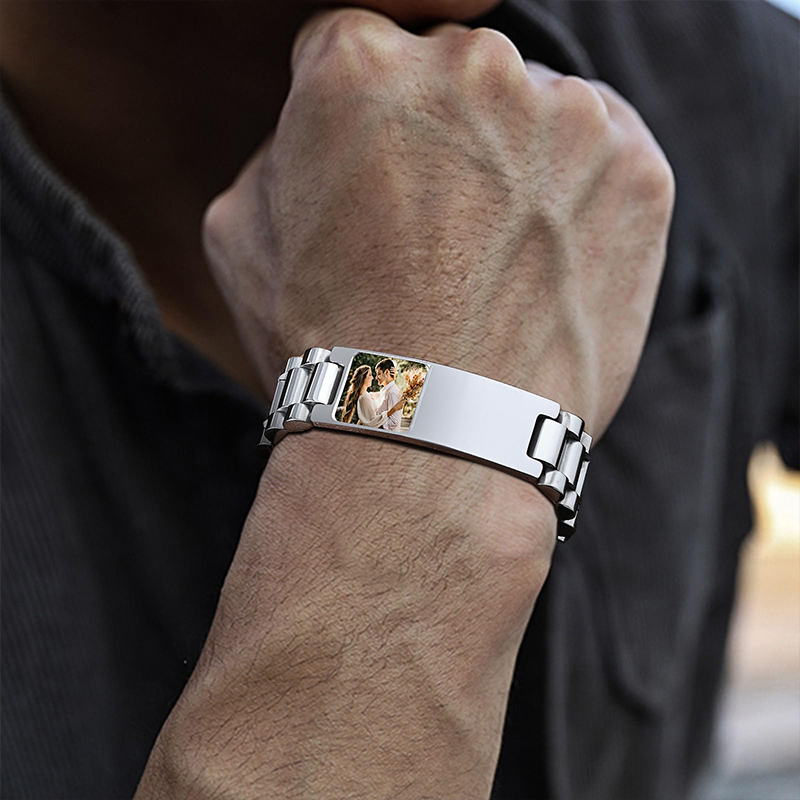 Custom Picture Text Bracelet W - đánh giá và giá Jewelry Watches For Men