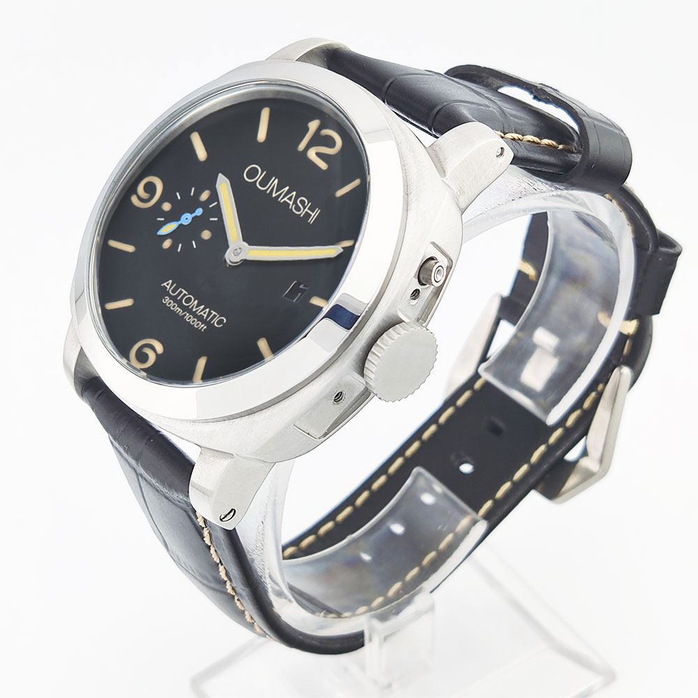44mm Men's Watch Seagull ST255 - đánh giá và giá Leather Bracelet