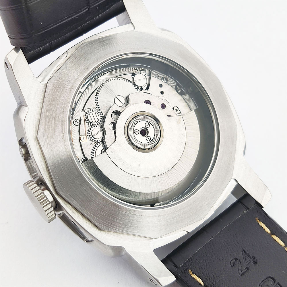 44mm Men's Watch Seagull ST255 - đánh giá và giá Leather Bracelet