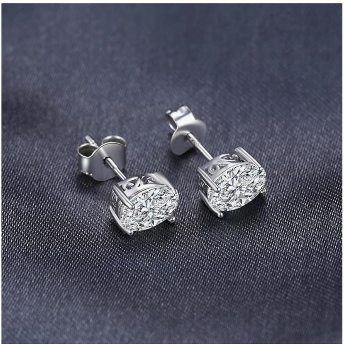 14K gold physical real gold la - đánh giá và giá Diamond Stud Earrings