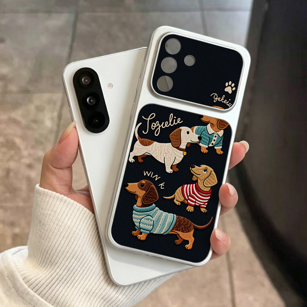 Cartoon Dachshund Phone Case F - đánh giá và giá Leather Bracelet