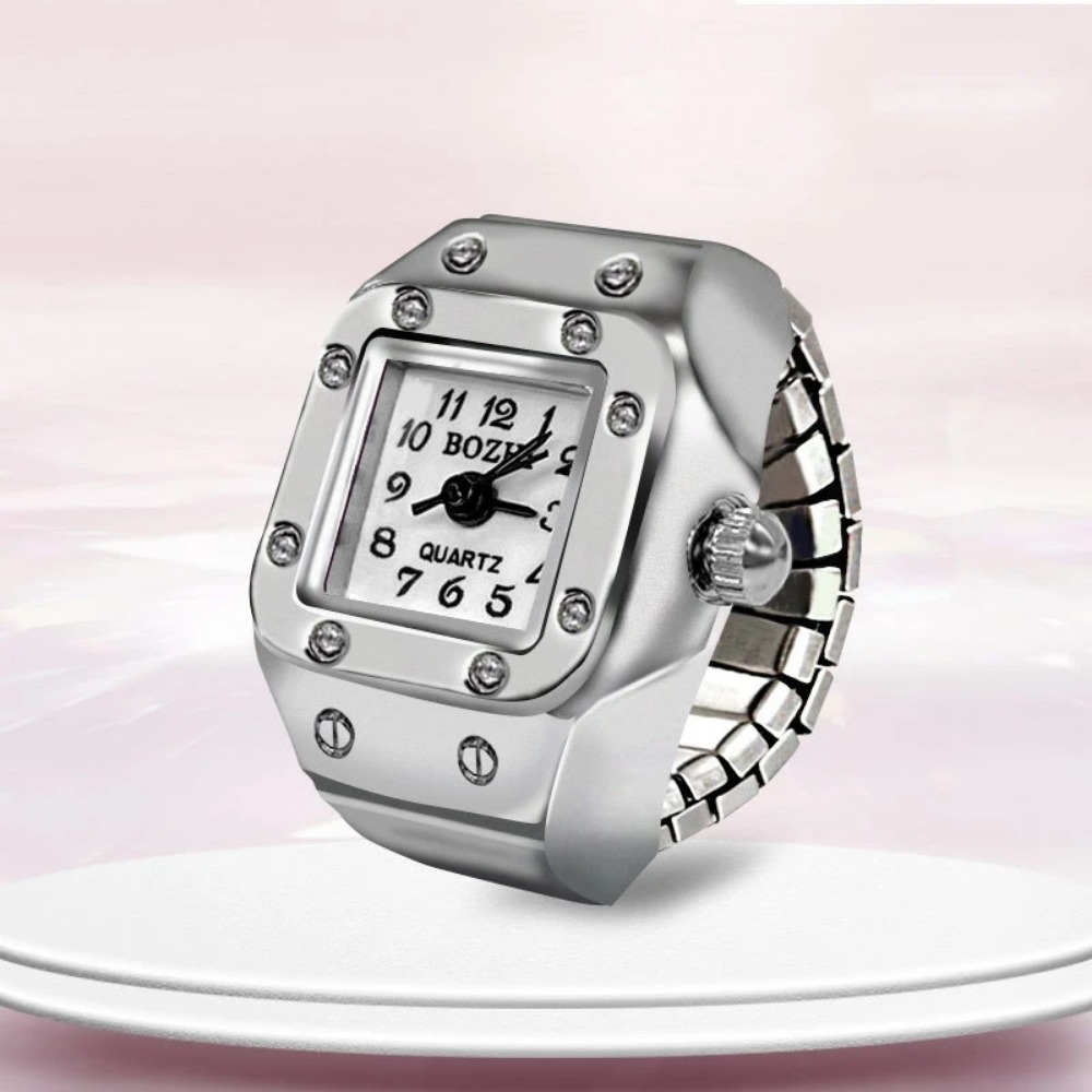 Creative Square Dial Ring Watc - đánh giá và giá Jewelry Watches For Men