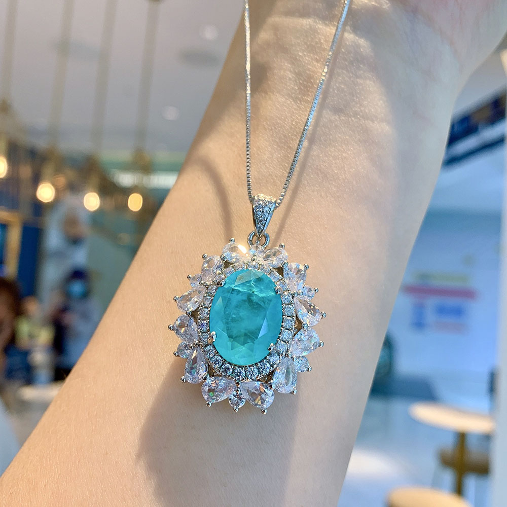 2021 Xu Hướng Paraiba Đá Quý T - đánh giá và giá Diamond Stud Earrings
