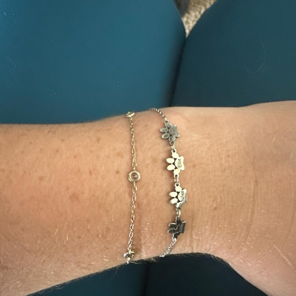 Custom Paw Print Anklet Bracel - đánh giá và giá Anklet Foot Chain