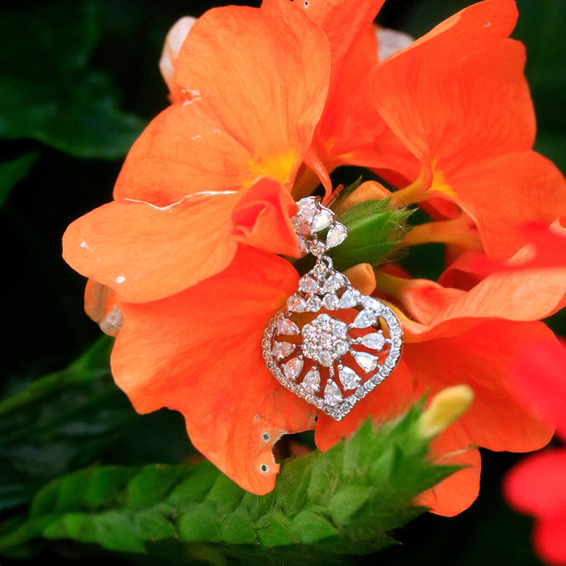 Aazuo 18K Solid White Gold Rea - đánh giá và giá Diamond Stud Earrings