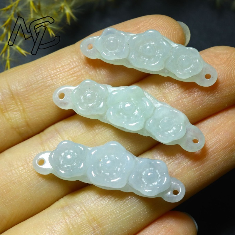 1pc Natural Jadeite Emerald Fl - đánh giá và giá Jewelry & Watches Vitopoulos Reviews