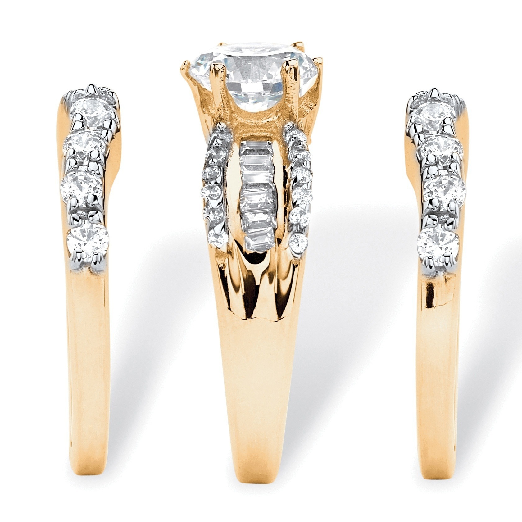 2Pcs 100% Cưới Vàng 18K Ban Nh - đánh giá và giá Diamond Stud Earrings