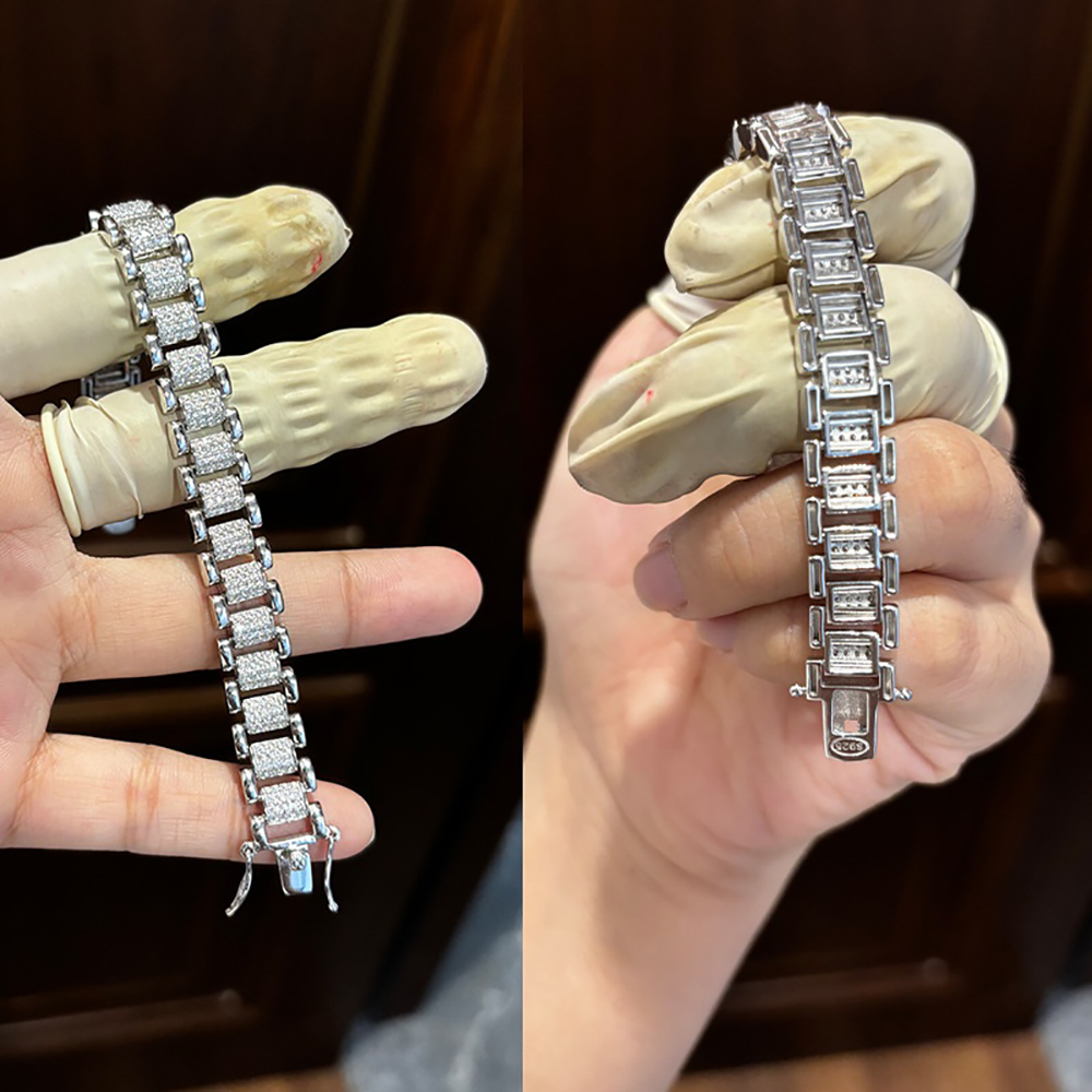 TEMGF Full Moissanite Bracelet - đánh giá và giá Unique Jewelry Watches