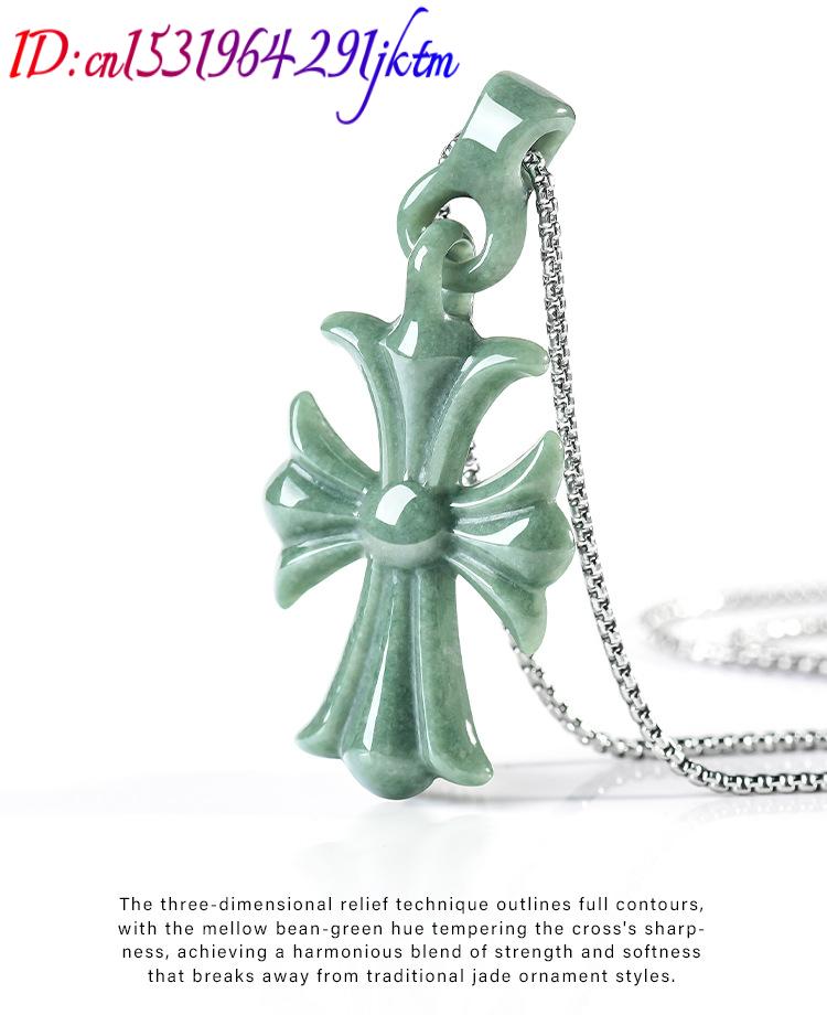 Natural Burmese Jadeite Cross  - đánh giá và giá Jewelry & Watches Vitopoulos Reviews