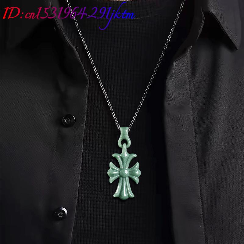 Natural Burmese Jadeite Cross  - đánh giá và giá Jewelry & Watches Vitopoulos Reviews