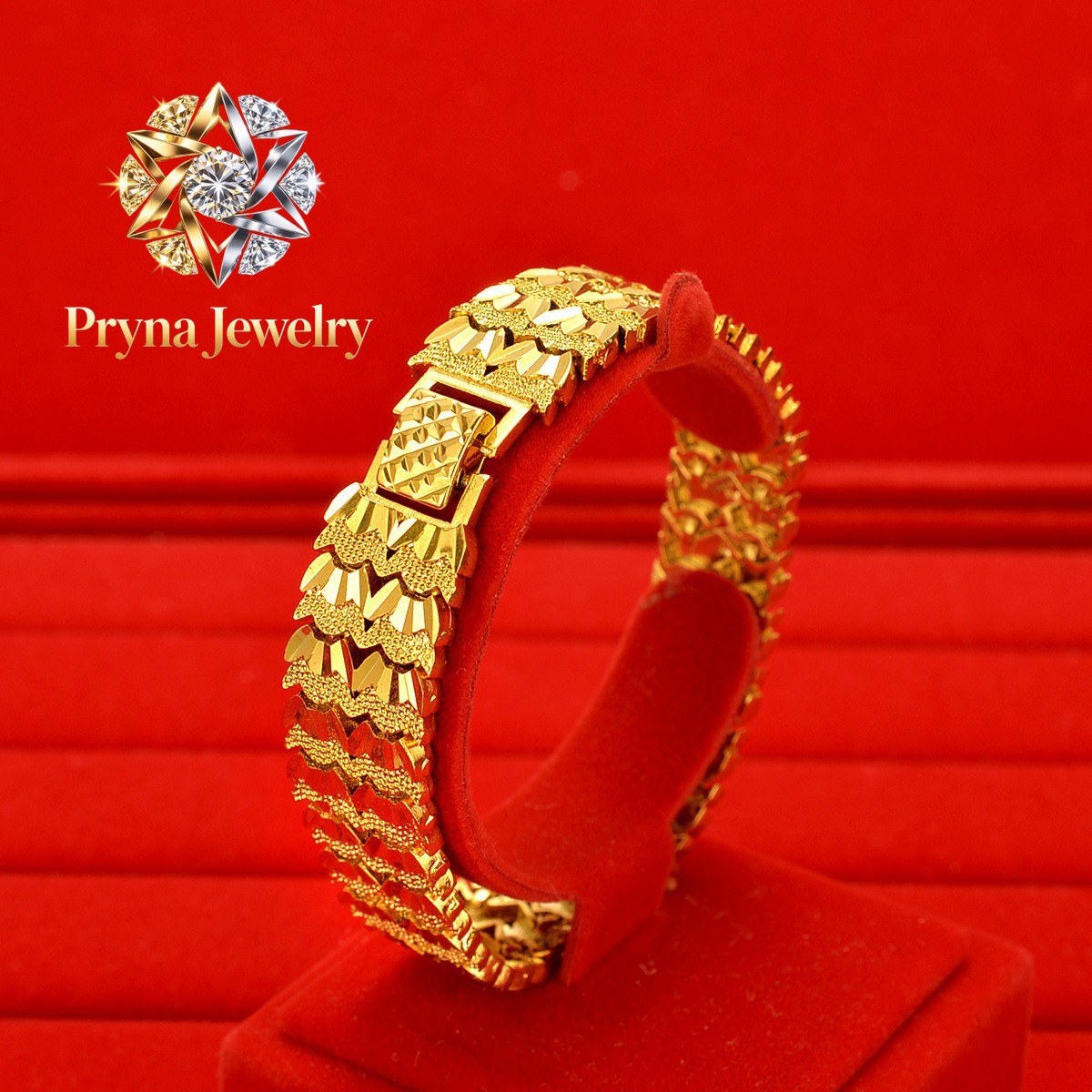 Pryna Jewelry  24K Gold Men's  - đánh giá và giá Jewelry Watches Brands