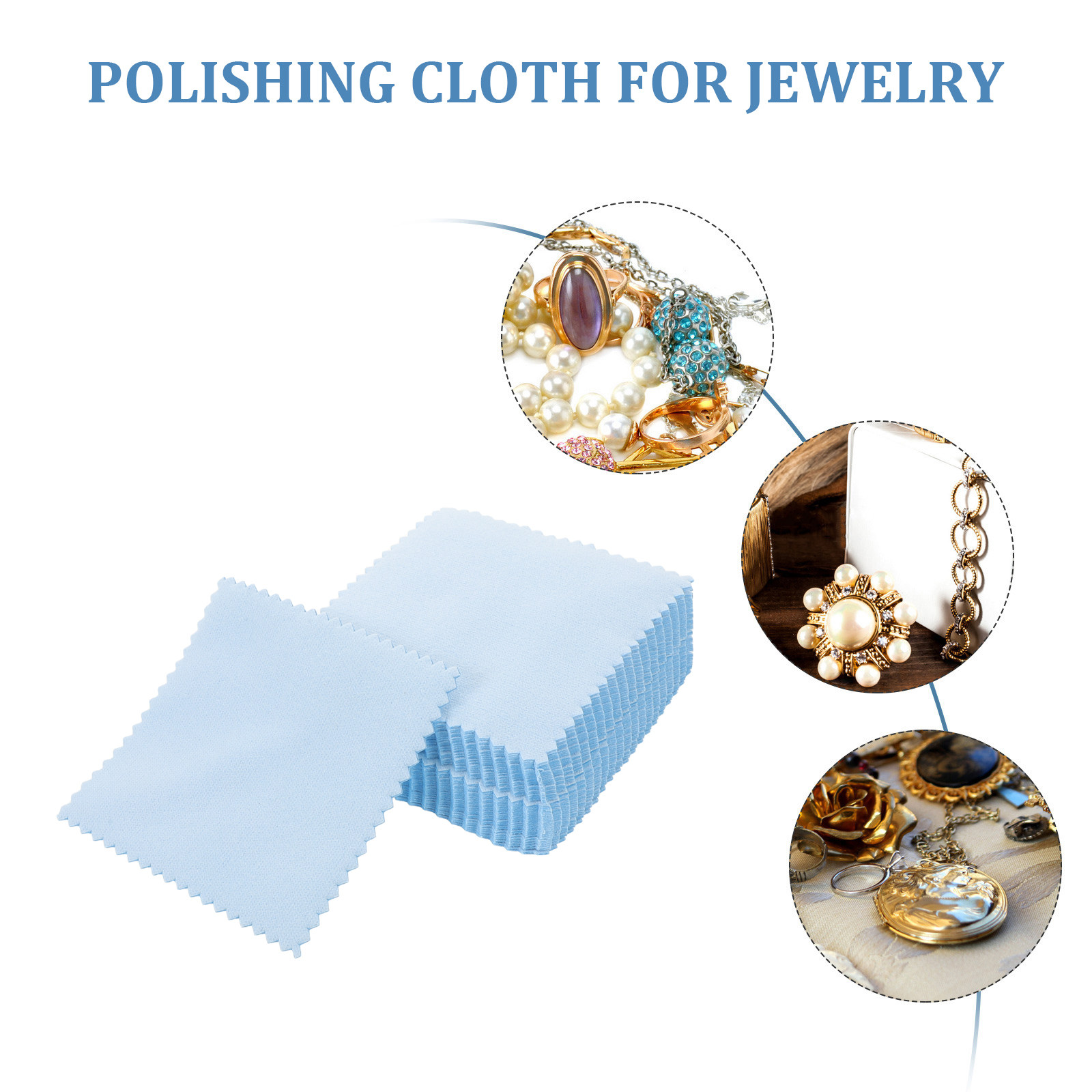 50Pcs Silver Polishing Cloth J - đánh giá và giá Jewelry With Watches