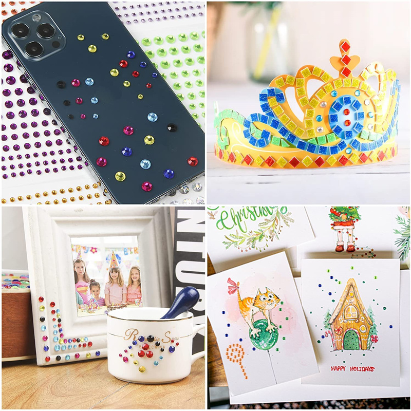 Self Adhesive Rhinestone Gem S - đánh giá và giá Diamond Stud Earrings