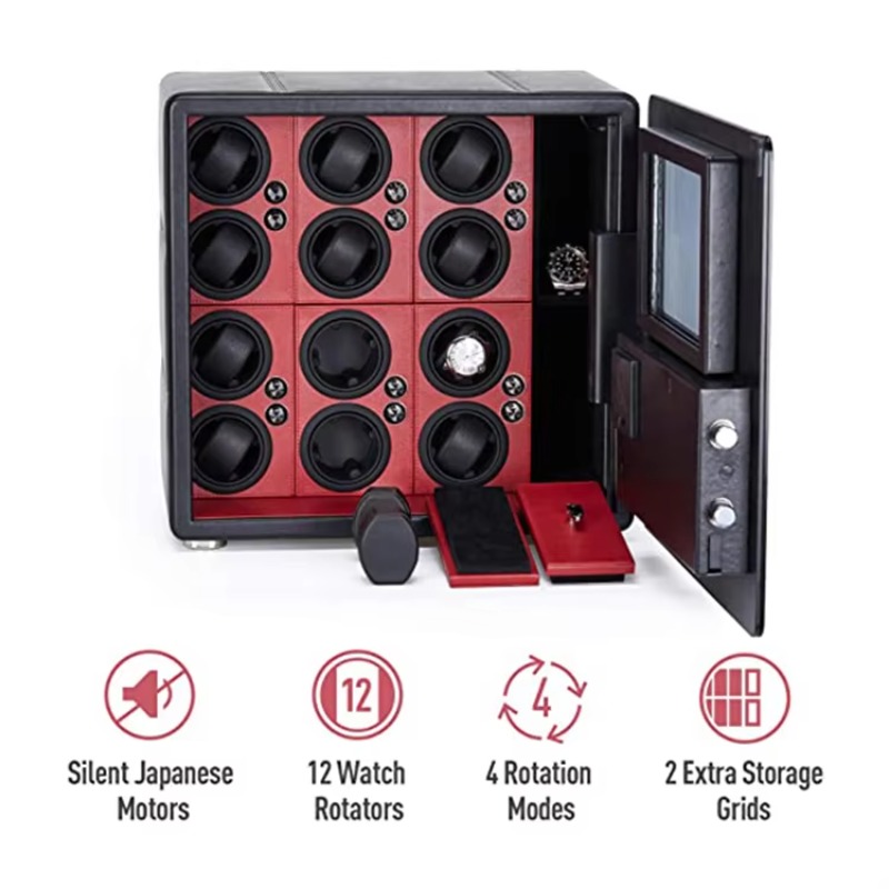 Luxury 12 Automatic Rotors and - đánh giá và giá Jewelry Box With Watches