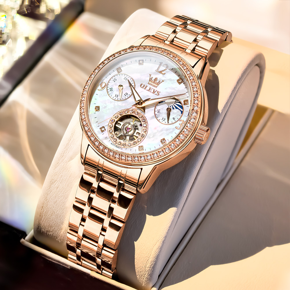 OLEVS Women's Watches Top Bran - đánh giá và giá Leather Bracelet