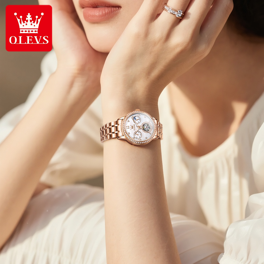 OLEVS Women's Watches Top Bran - đánh giá và giá Leather Bracelet