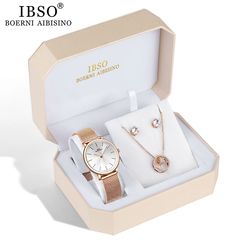IBSO Thương Hiệu Nữ Hoa Hồng V - đánh giá và giá Jewelry Watches Brands