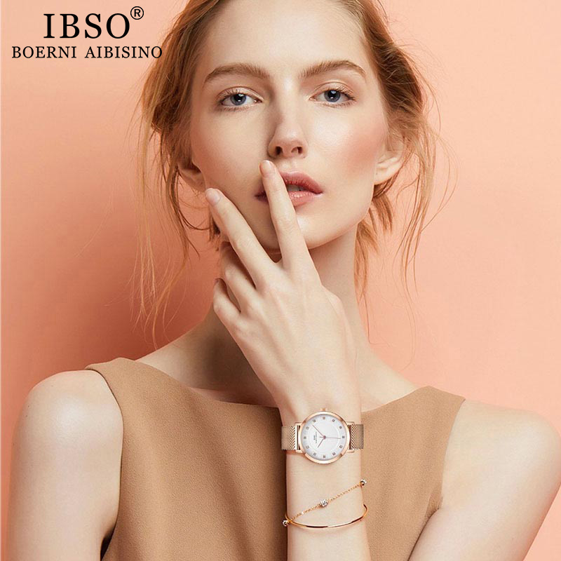 IBSO Thương Hiệu Nữ Hoa Hồng V - đánh giá và giá Jewelry Watches Brands