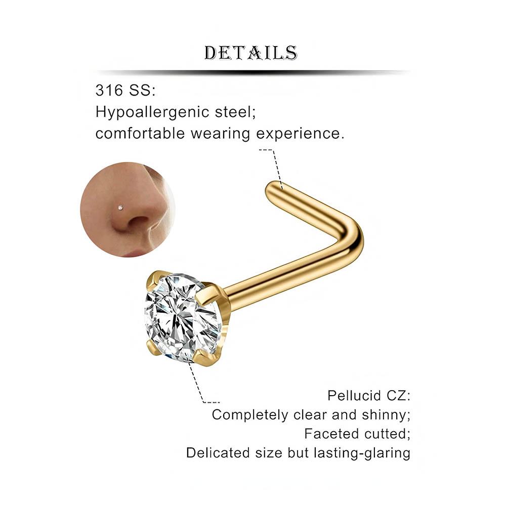 12-Piece Full Set 316L Hypoall - đánh giá và giá Diamond Stud Earrings