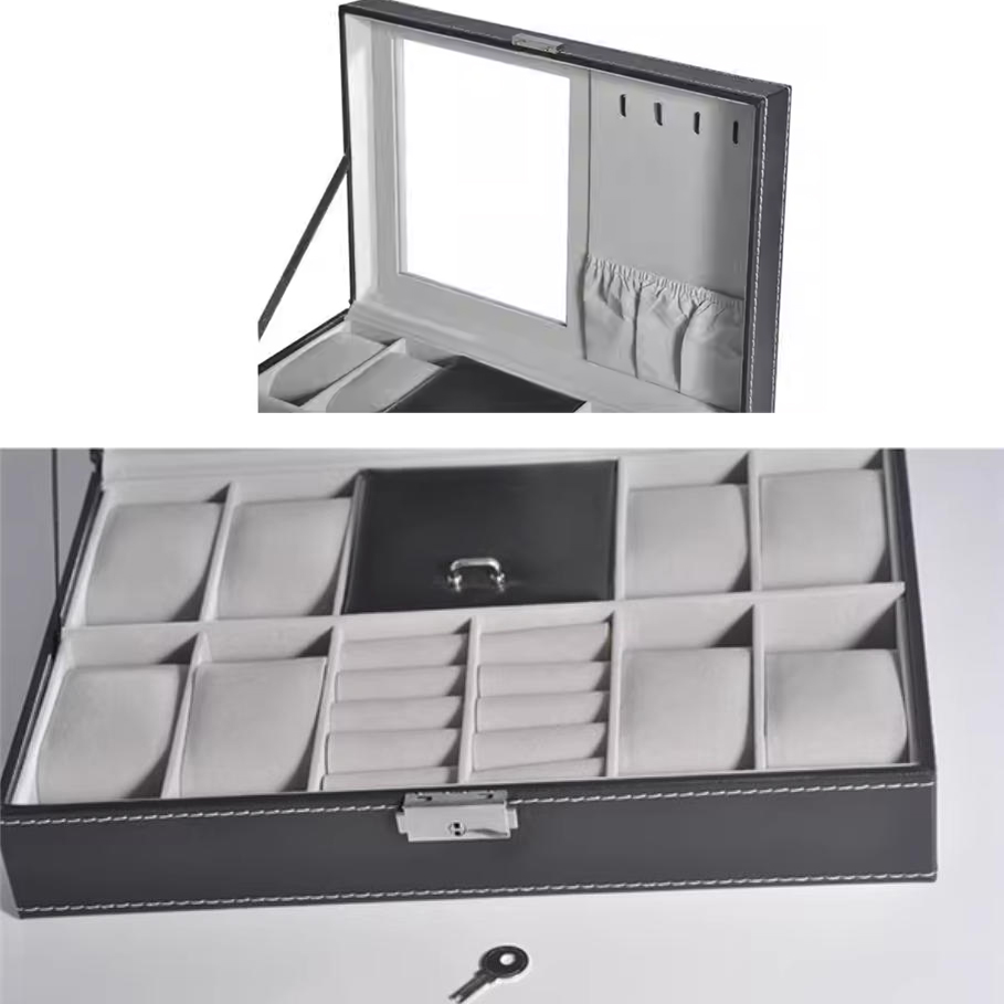 Leather Watch Box Multi-Functi - đánh giá và giá Jewelry Watches Brands
