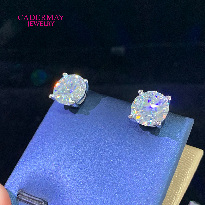 High Quality 4 Prongs Screw Ba - đánh giá và giá Diamond Stud Earrings