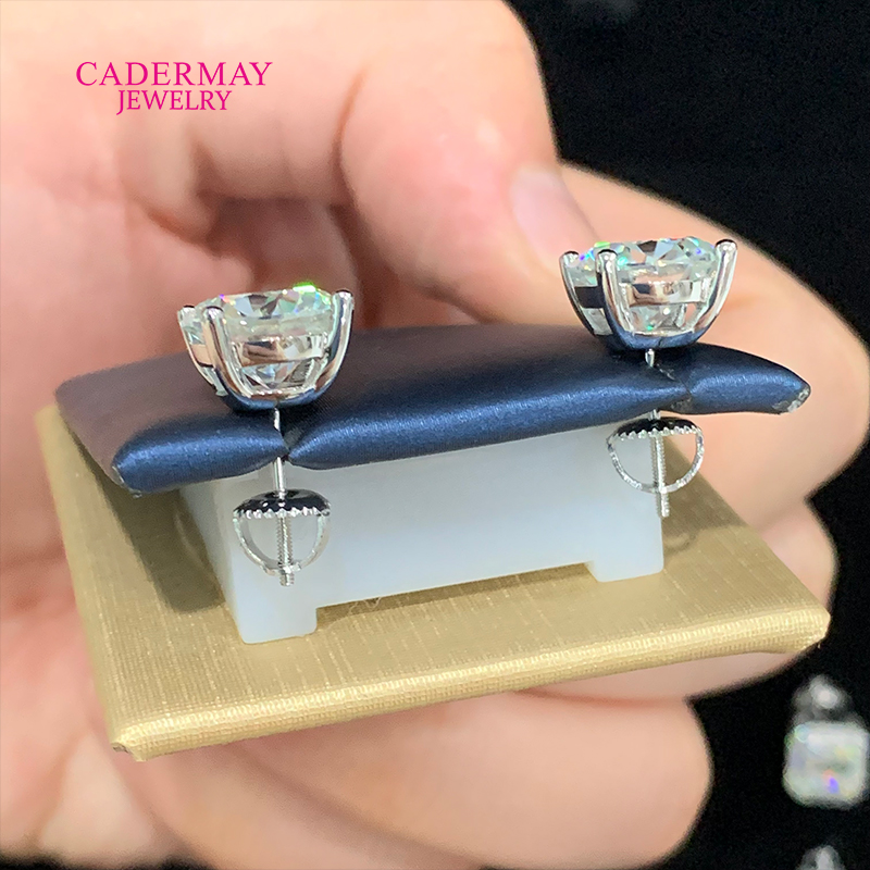 High Quality 4 Prongs Screw Ba - đánh giá và giá Diamond Stud Earrings