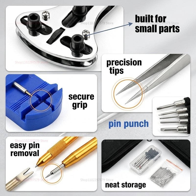 147pcs Watch Repair Tools Kit  - đánh giá và giá Jewelry Watches Brands